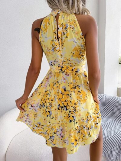 Robe d'été courte fleurie