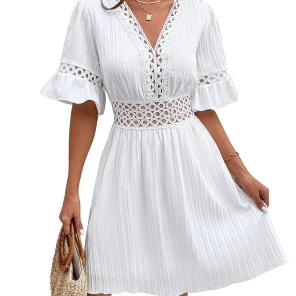 Robe d'Été Plage Manches Évasées