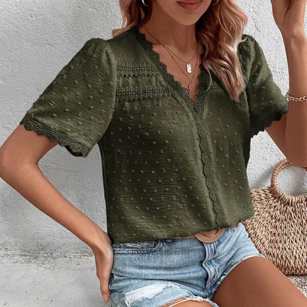 Chemise femme coton lin ample décontractée chic