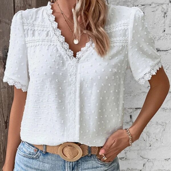 Chemise femme coton lin ample décontractée chic