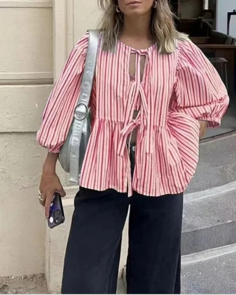 Chemise oversize femme style décontracté coloré