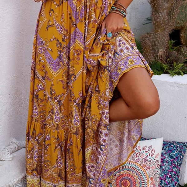 Jupe longue bohème femme polyester élégante