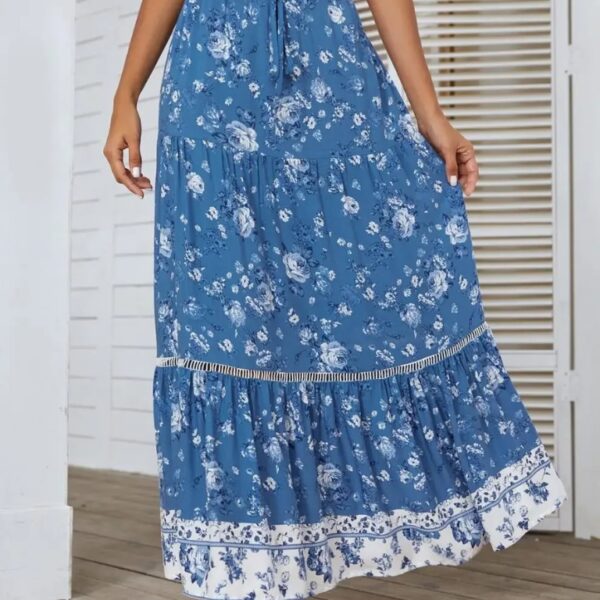 Jupe longue bohème fleurie