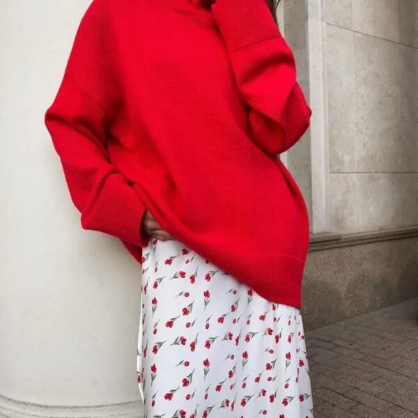 Jupe longue bohème motif fleurie