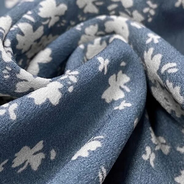 Jupe longue florale plissée polyester élégante